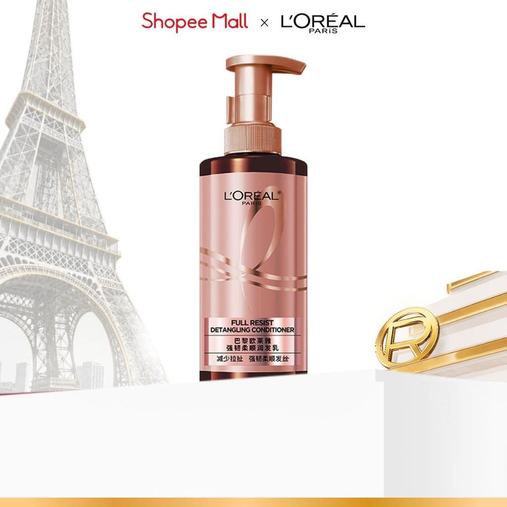 Dầu Xả Ngăn Ngừa, Giảm gãy Rụng và Giúp Tóc Chắc Khỏe L’Oreal Paris Elseve Full Resist Anti Hair Fall Conditioner 440Ml